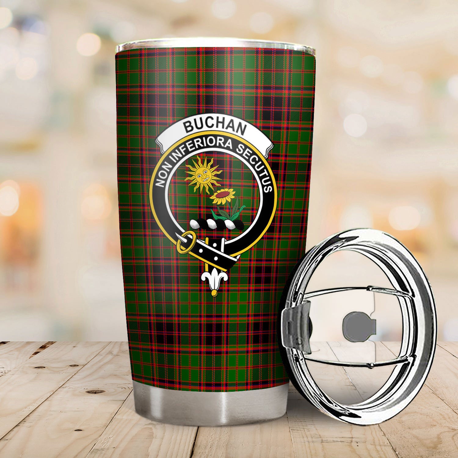 Buchan Modern Tartan Crest Tumbler