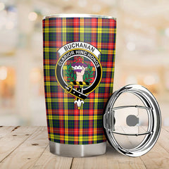 Buchanan Modern Tartan Crest Tumbler