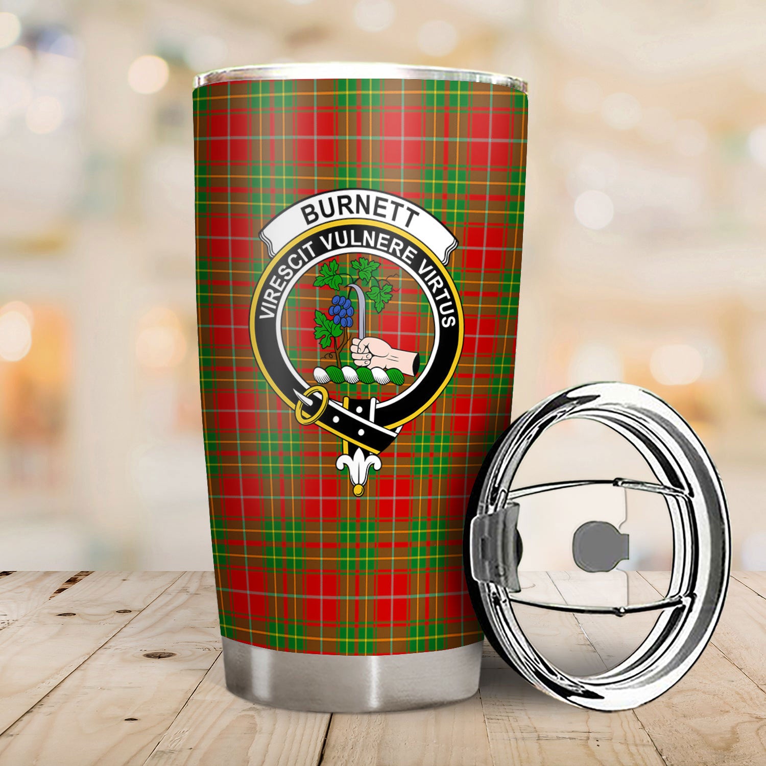 Burnett Ancient Tartan Crest Tumbler