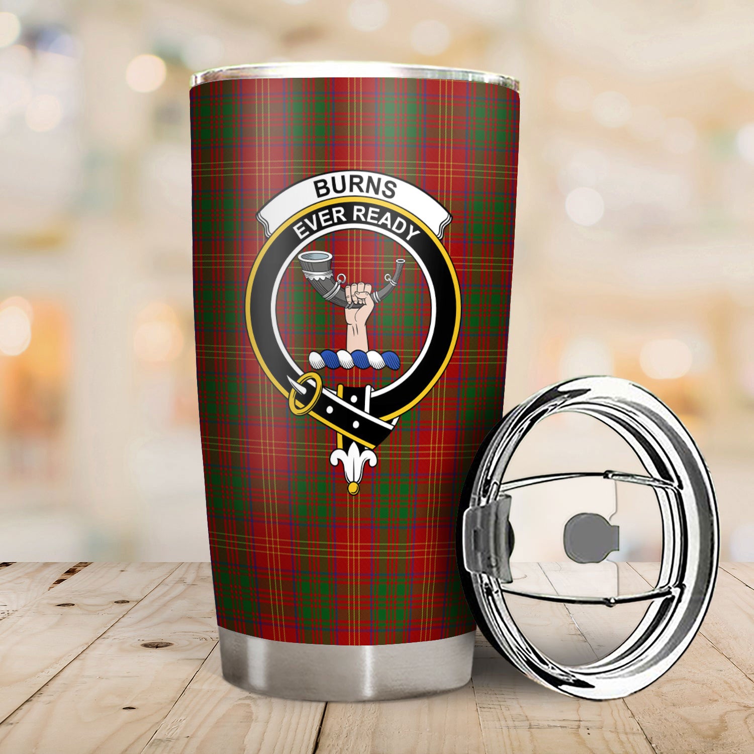 Burns Tartan Crest Tumbler