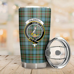 Caldwell Tartan Crest Tumbler