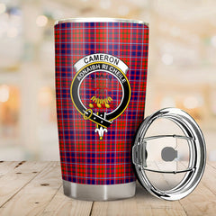 Cameron of Lochiel Modern Tartan Crest Tumbler