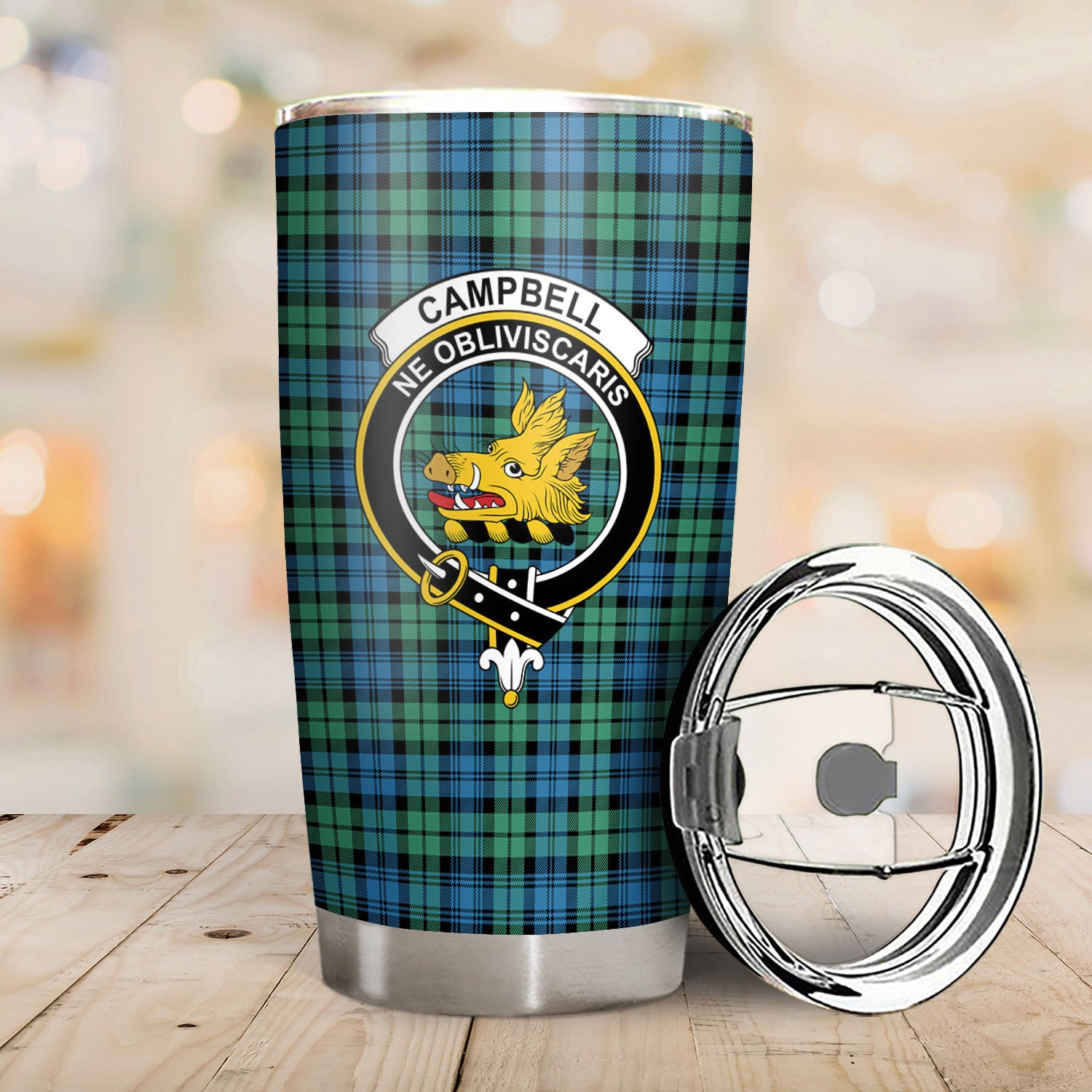 Campbell Ancient 01 Tartan Crest Tumbler