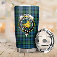 Campbell Ancient 02 Tartan Crest Tumbler