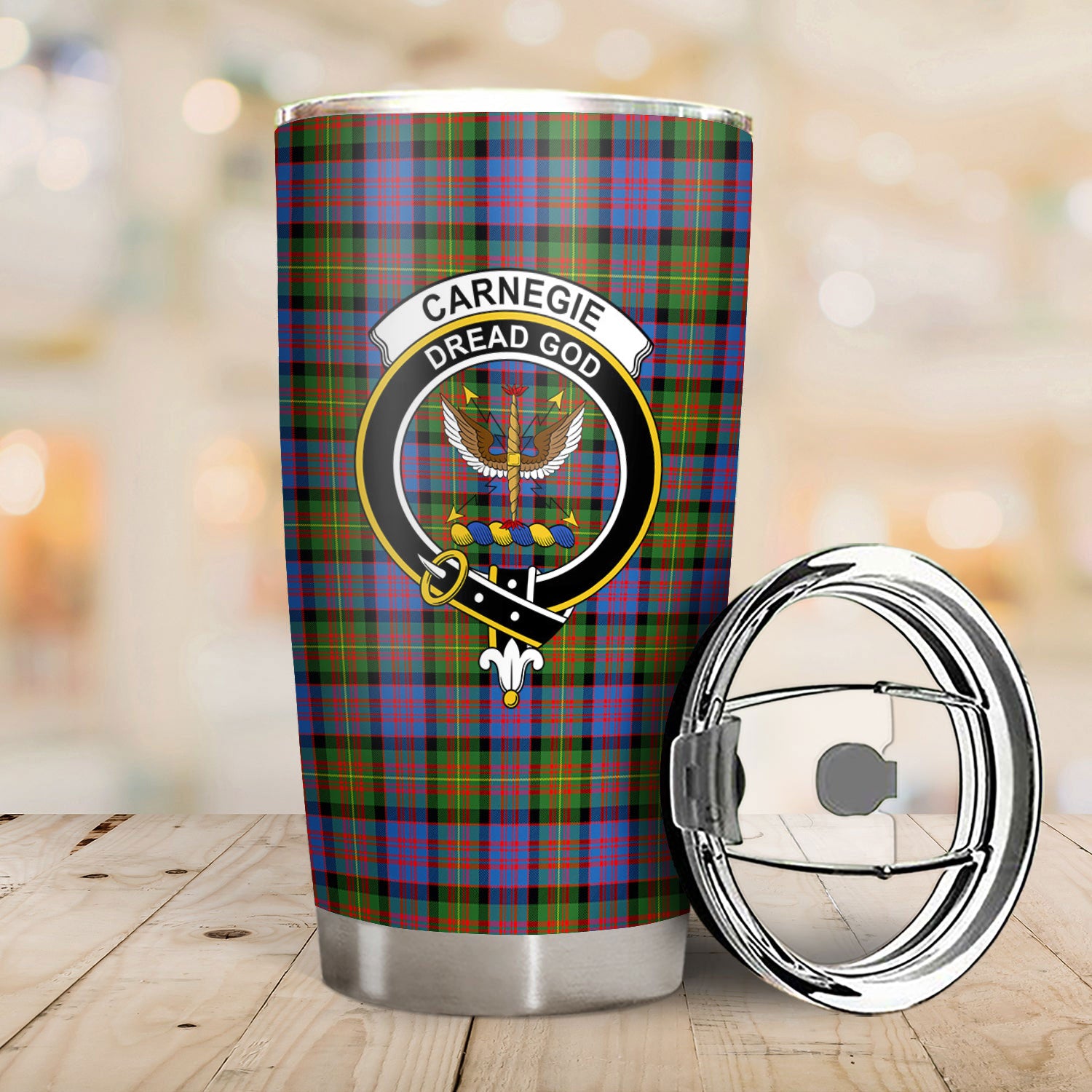 Carnegie Ancient Tartan Crest Tumbler