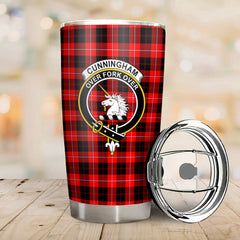 Cunningham Modern Tartan Crest Tumbler