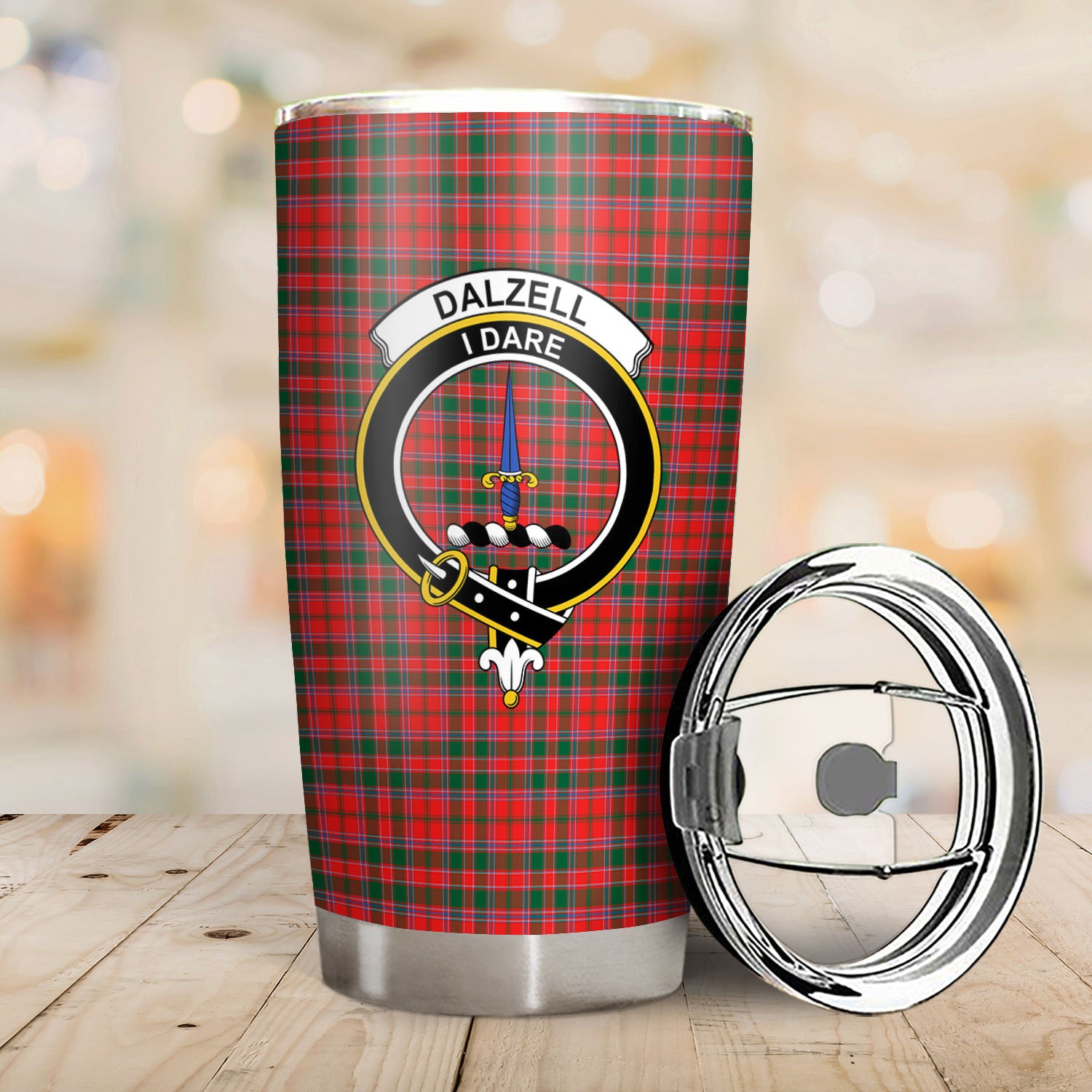 Dalziel Modern Tartan Crest Tumbler