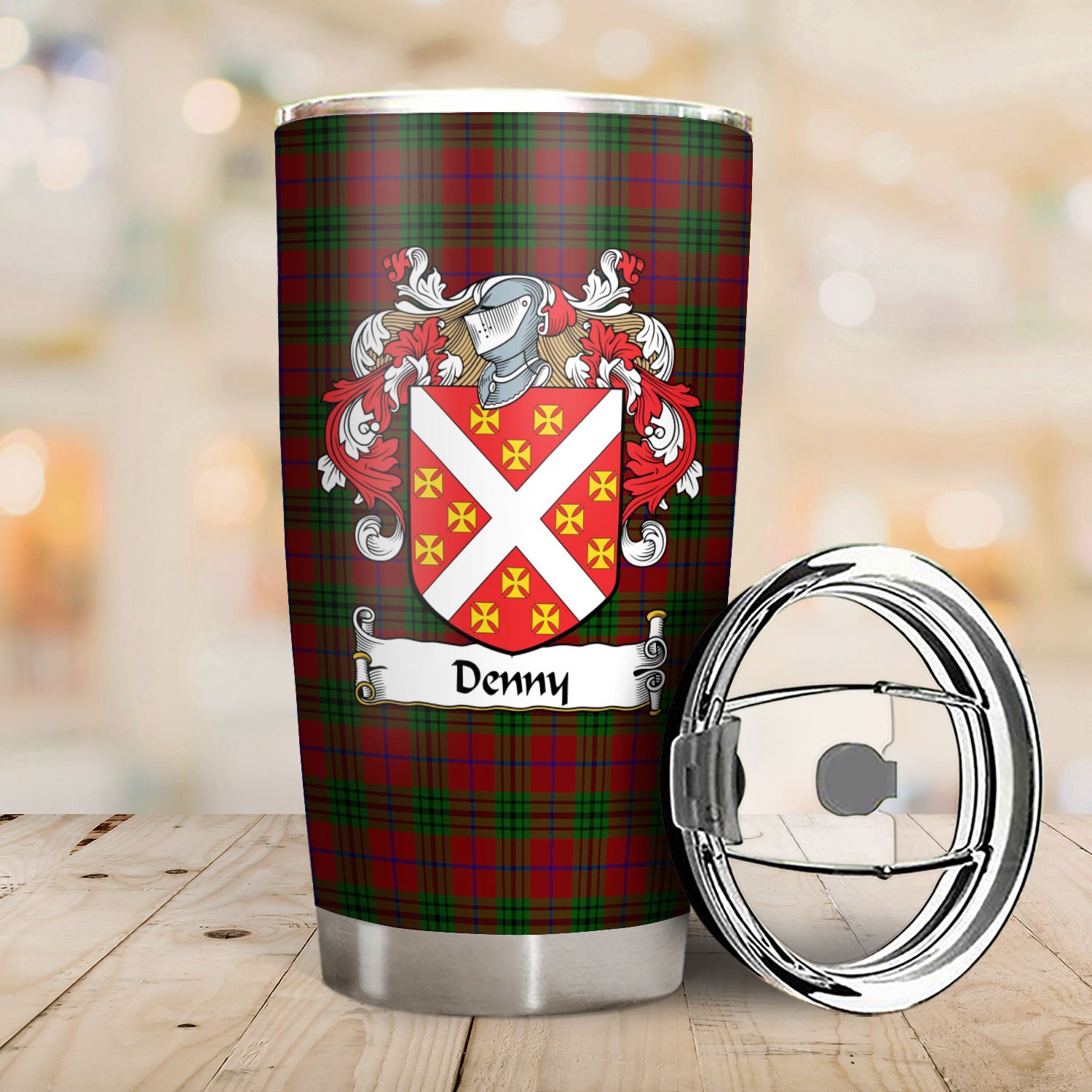 Denny Hunting Tartan Crest Tumbler