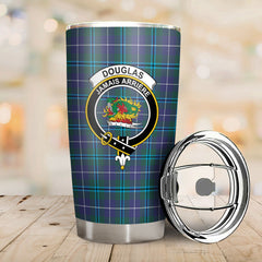 Douglas Modern Tartan Crest Tumbler