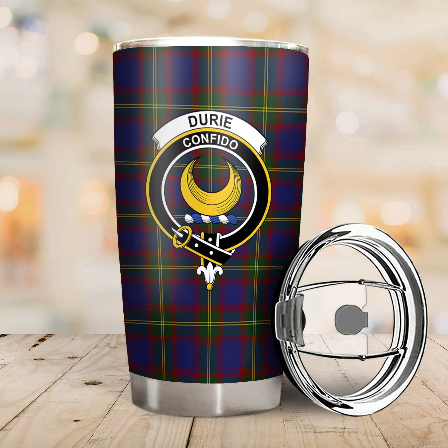 Durie Tartan Crest Tumbler