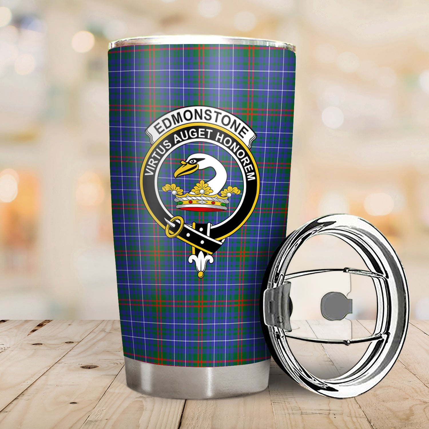 Edmonstone Tartan Crest Tumbler