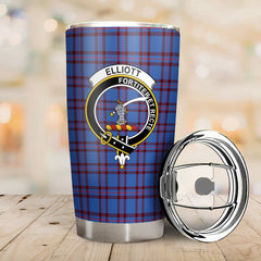 Elliott Modern Tartan Crest Tumbler