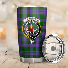 Elphinstone Tartan Crest Tumbler