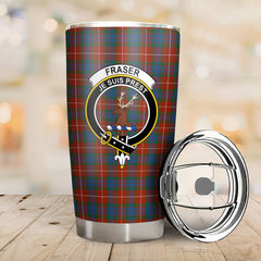 Fraser (of Lovat) Ancient Tartan Crest Tumbler