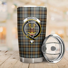 Gordon Weathered Tartan Crest Tumbler