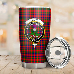 Gow (of Skeoch) Tartan Crest Tumbler