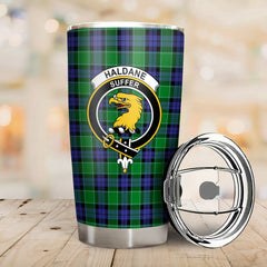 Haldane Tartan Crest Tumbler