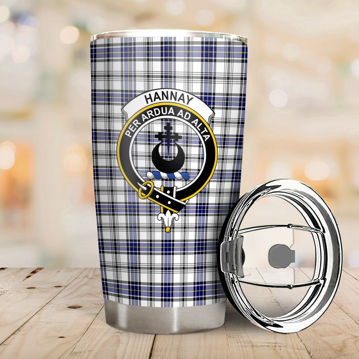 Hannay Modern Tartan Crest Tumbler