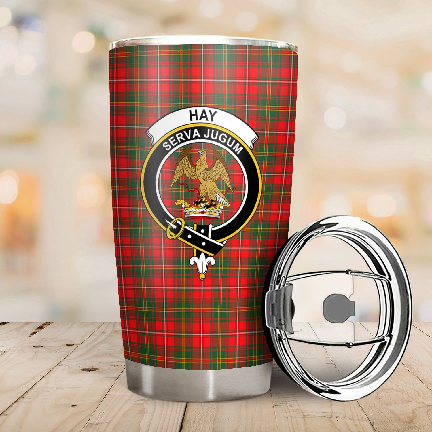 Hay Modern Tartan Crest Tumbler