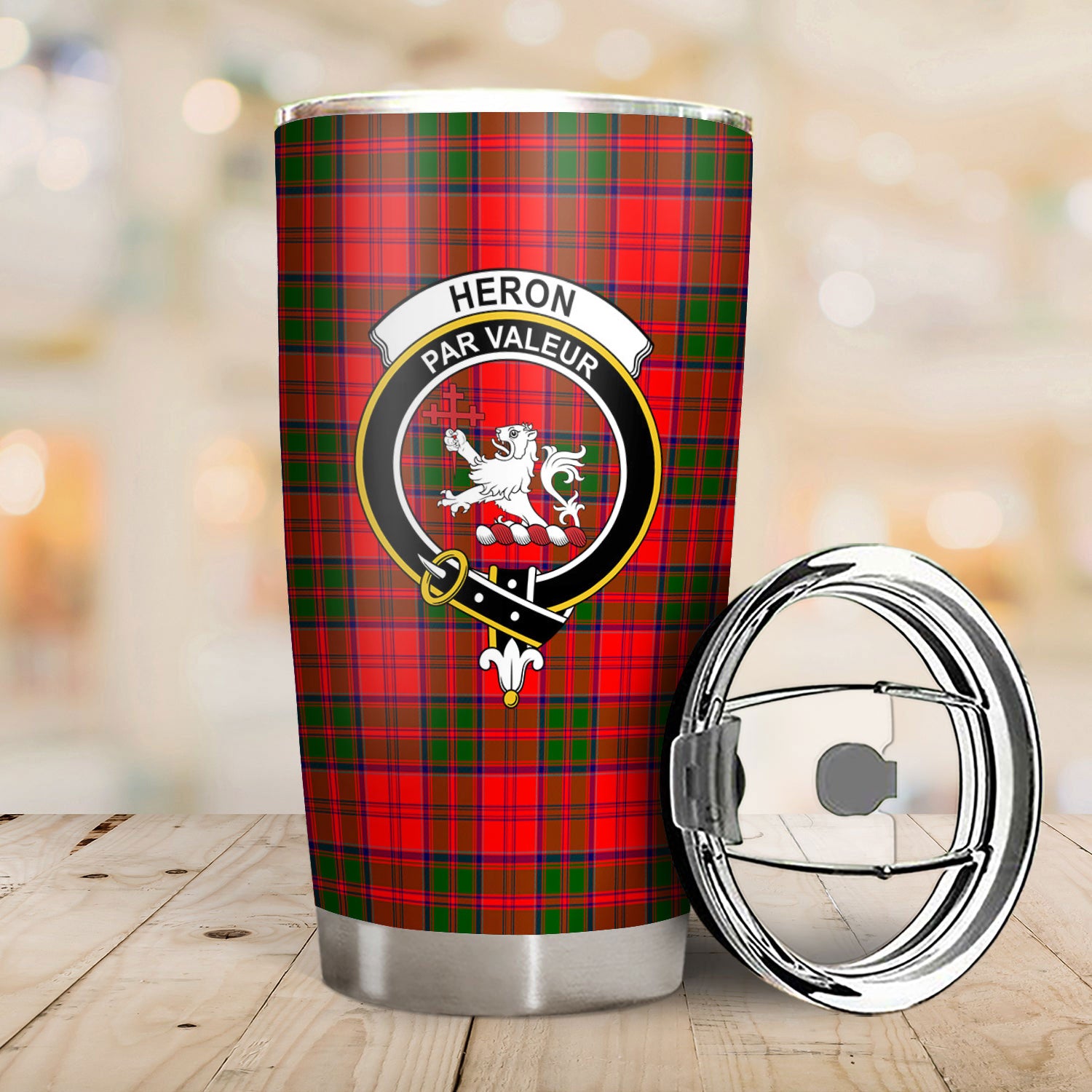 Heron Tartan Crest Tumbler