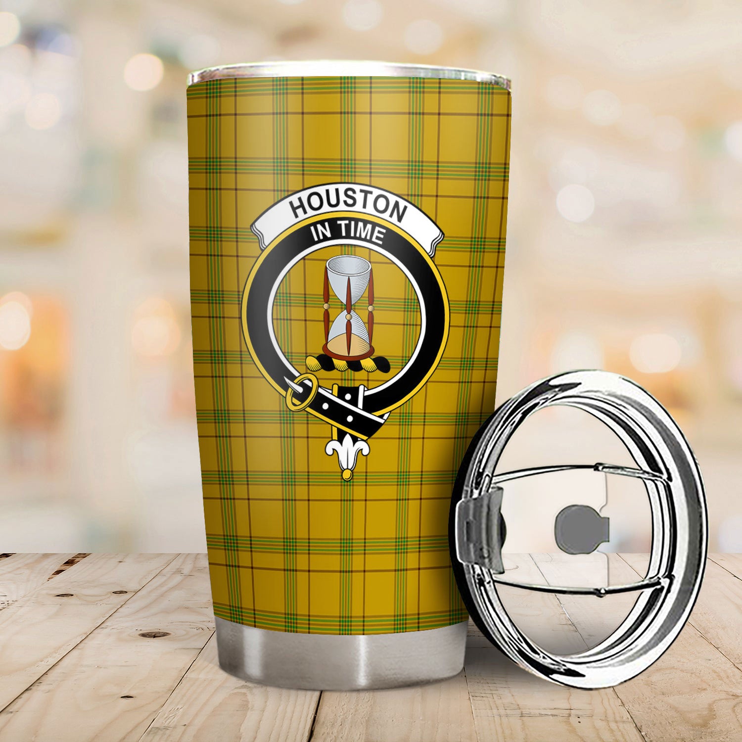 Houston Tartan Crest Tumbler