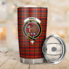 Innes Modern Tartan Crest Tumbler