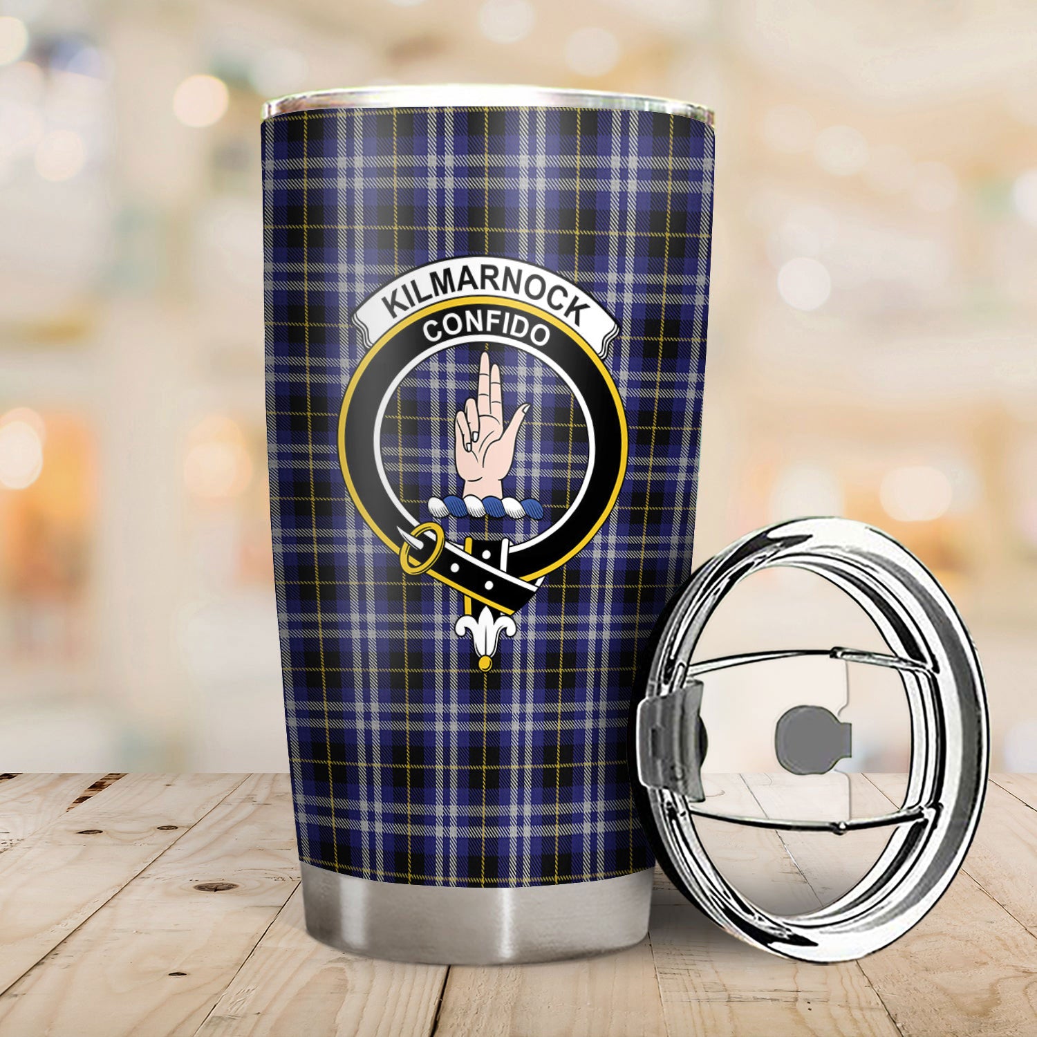 Kilmarnock Tartan Crest Tumbler