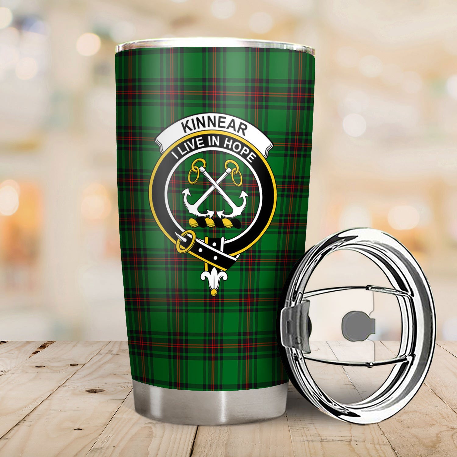 Kinnear Tartan Crest Tumbler