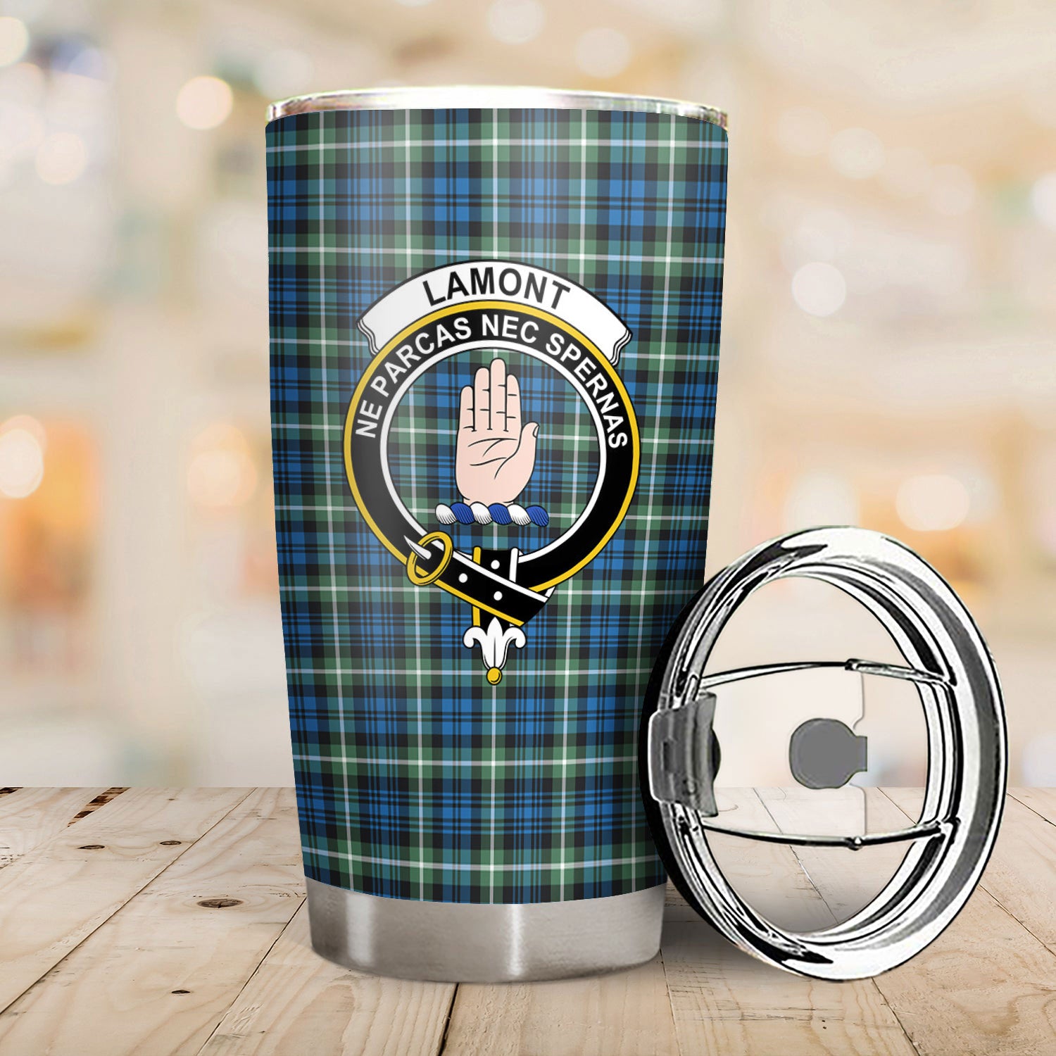 Lamont Ancient Tartan Crest Tumbler