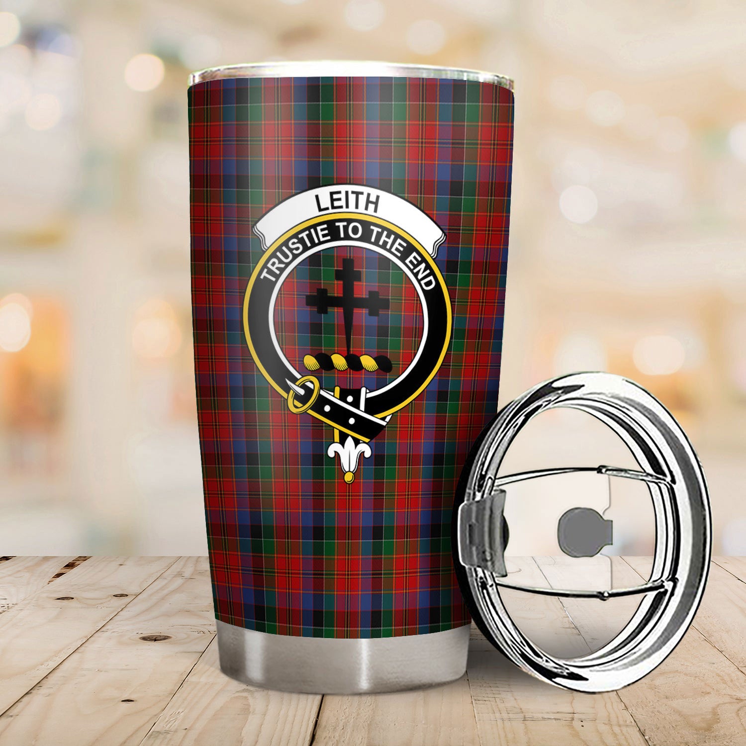 Leith Tartan Crest Tumbler