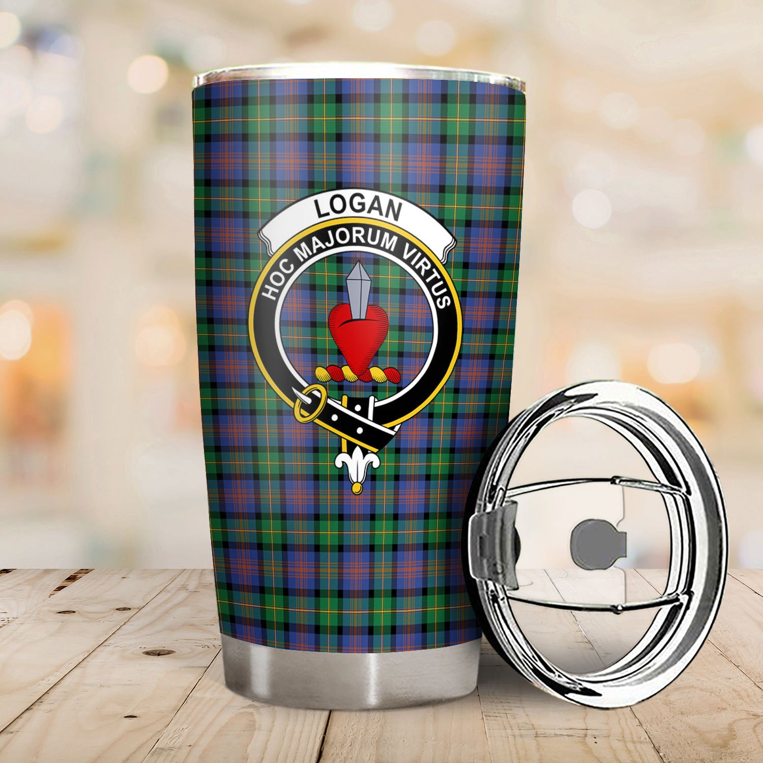 Logan Ancient Tartan Crest Tumbler