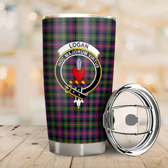 Logan Modern Tartan Crest Tumbler