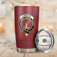 Lumsden Modern Tartan Crest Tumbler