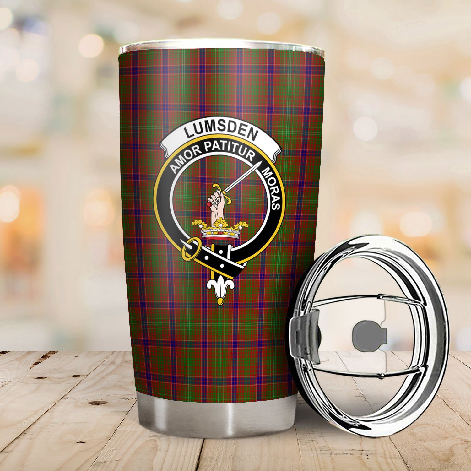 Lumsden Tartan Crest Tumbler