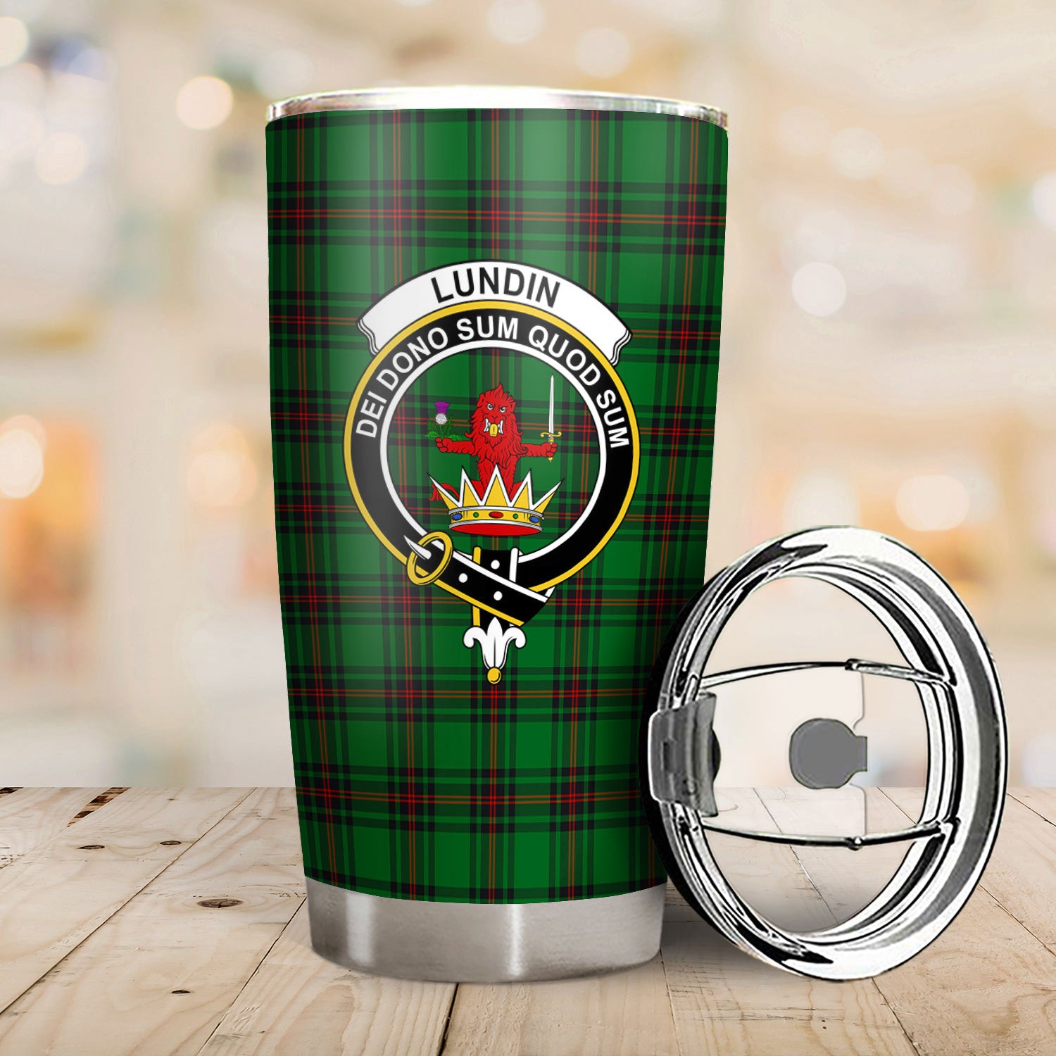 Lundin Tartan Crest Tumbler