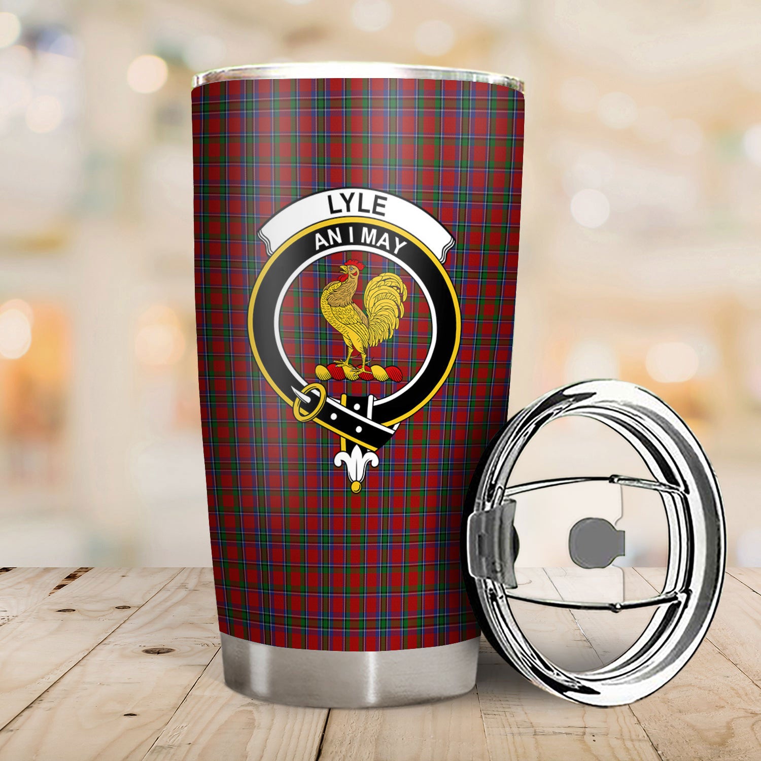 Lyle Tartan Crest Tumbler