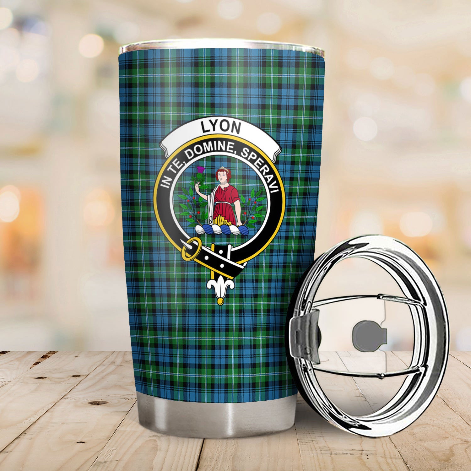 Lyon Tartan Crest Tumbler