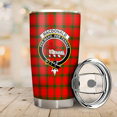 MacDonald of Sleat Tartan Crest Tumbler