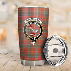 MacDougall Ancient Tartan Crest Tumbler