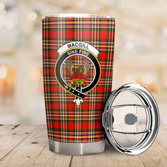 MacGill Modern Tartan Crest Tumbler