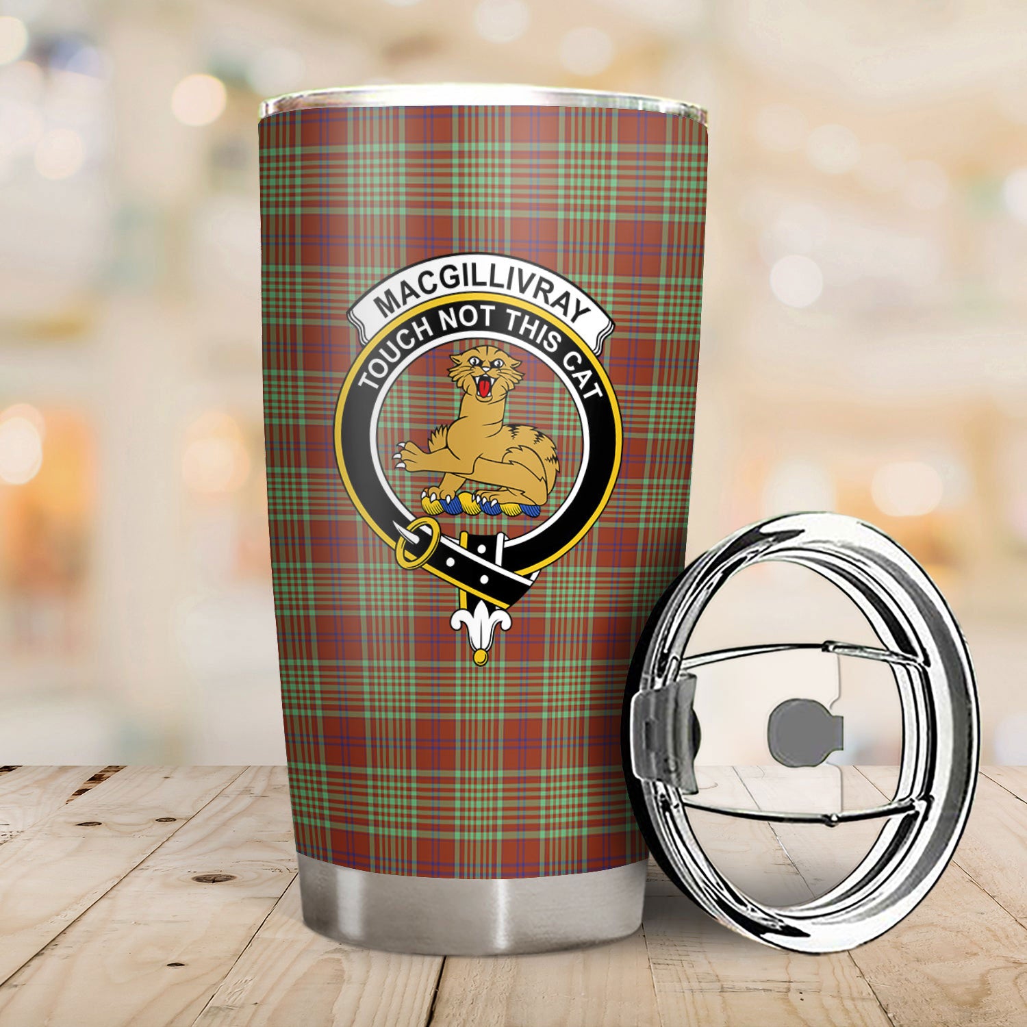 MacGillivray Hunting Ancient Tartan Crest Tumbler