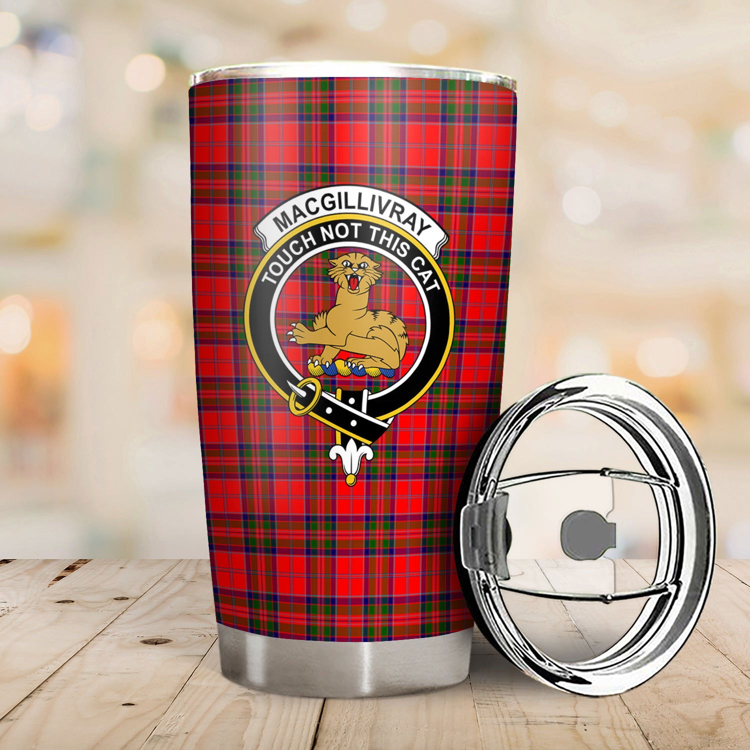 MacGillivray Modern Tartan Crest Tumbler