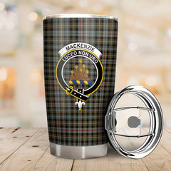 MacKenzie Weathered Tartan Crest Tumbler