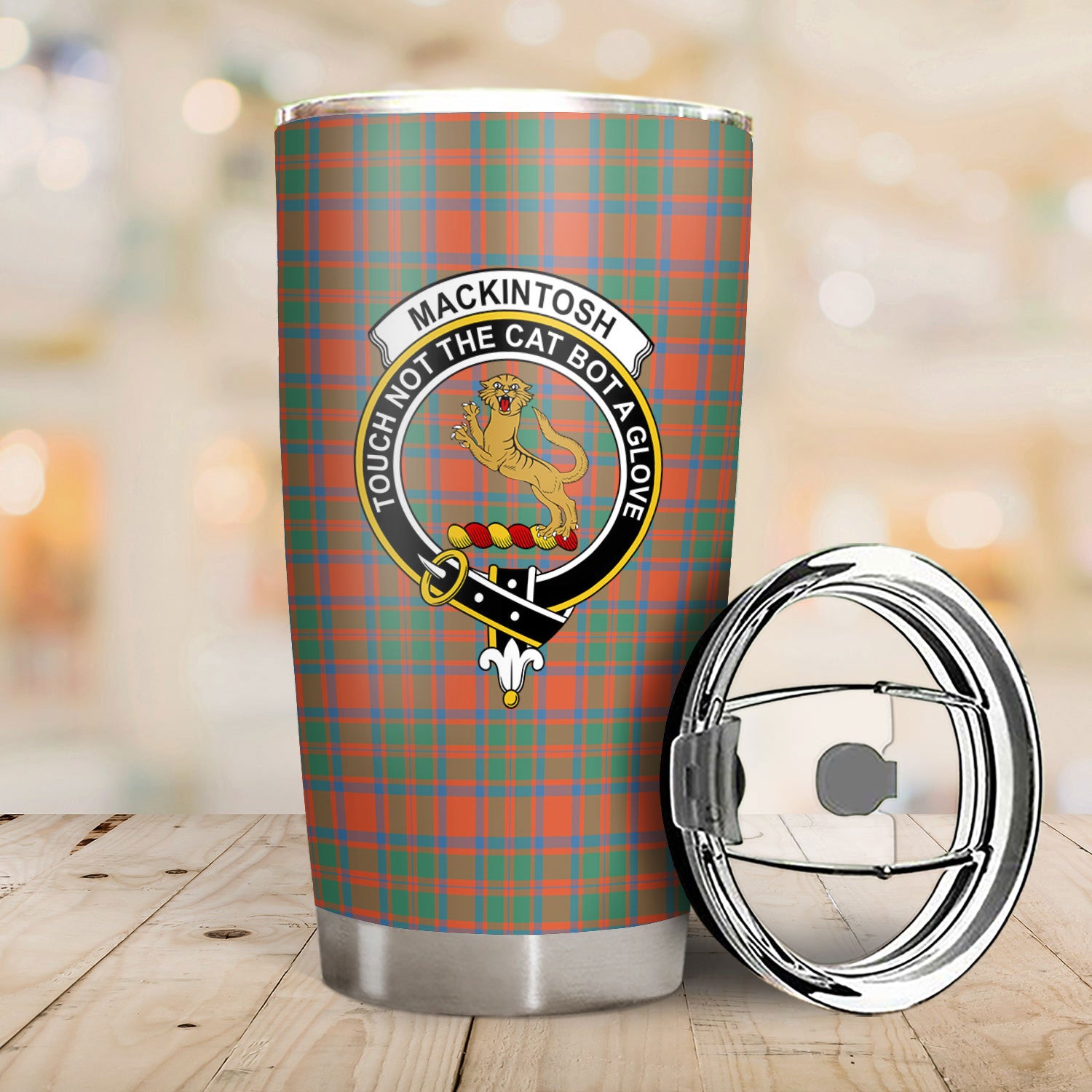 MacKintosh Ancient Tartan Crest Tumbler