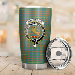 MacKintosh Hunting Ancient Tartan Crest Tumbler