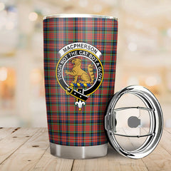 MacPherson Ancient Tartan Crest Tumbler