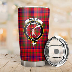 MacRae Modern Tartan Crest Tumbler