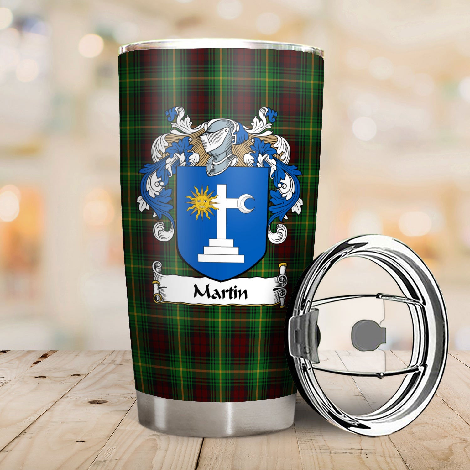 Martin Tartan Crest Tumbler