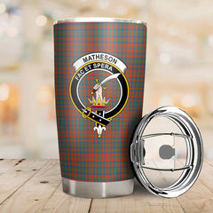 Matheson Ancient Tartan Crest Tumbler