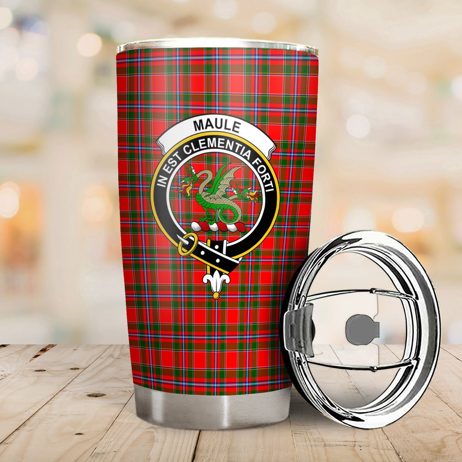 Maule Tartan Crest Tumbler